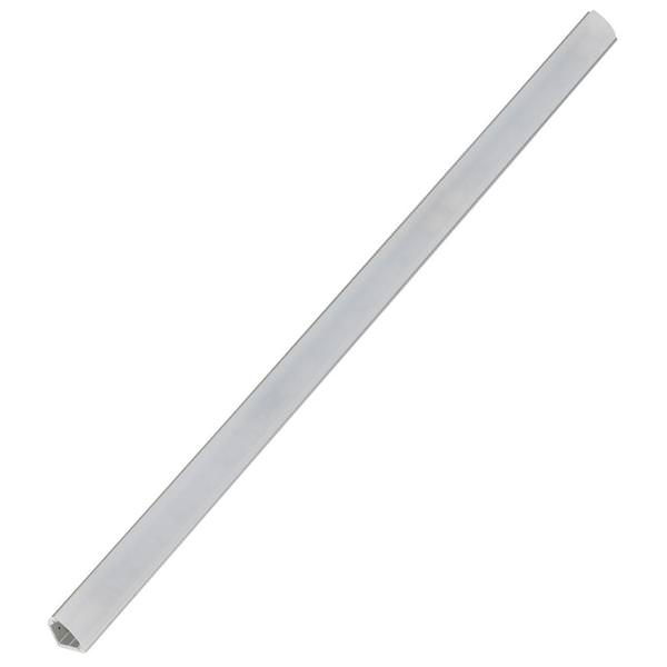18.75" 3 watt 12 volt Natural White Aluminum S Series LED Angled Strip Light